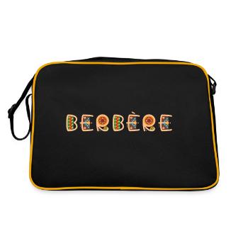 Berbère Amazigh - Sac Retro - noir/or - Dos