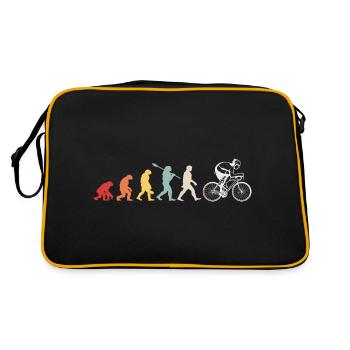 Evolution du cyclisme - Sac Retro - noir/or - Dos