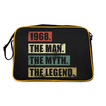 1968: Jahrgang Mann Mythos Legende - Sac Retro - noir/or - Dos