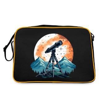 Astrophotography Astronomy Telescope - Retro Bag - black/gold - Back