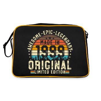 1999 Vintage Born Legends Vintage Anniversaire - Sac Retro - noir/or - Dos