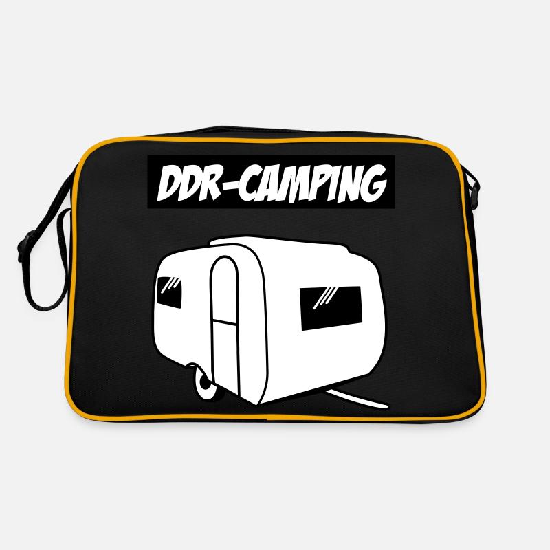 DDR Camping QEK junior - Sac Retro - noir/or
