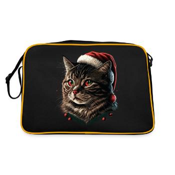 Œuvre d’art numérique parfaite pour chaton d’hiver, le - Sac Retro - noir/or - Dos