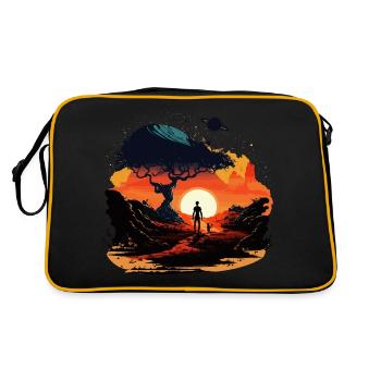 Out Of This World - Retro Bag - black/gold - Back