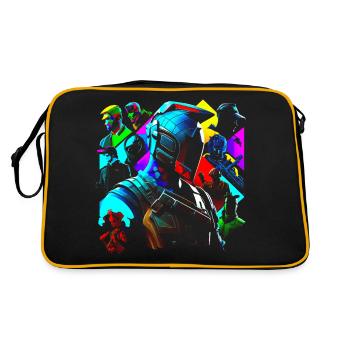 Player Skin - Retro Bag - black/gold - Back