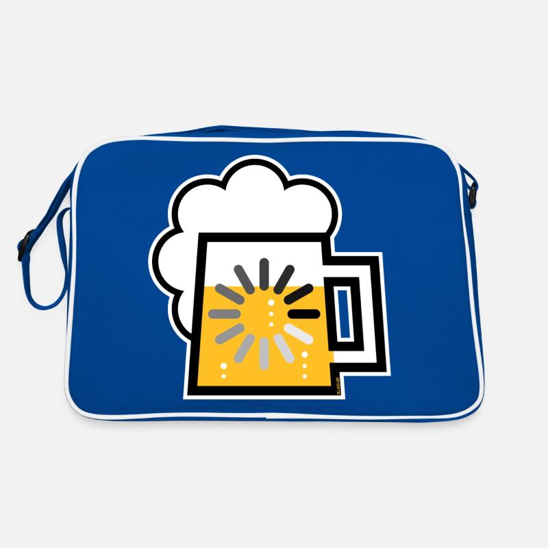 Bier Wird Geladen (Bierkrug Loading / Icon / | ) Retro Tasche