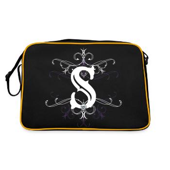 Lettre S Lettre-S - Sac Retro - noir/or - Dos