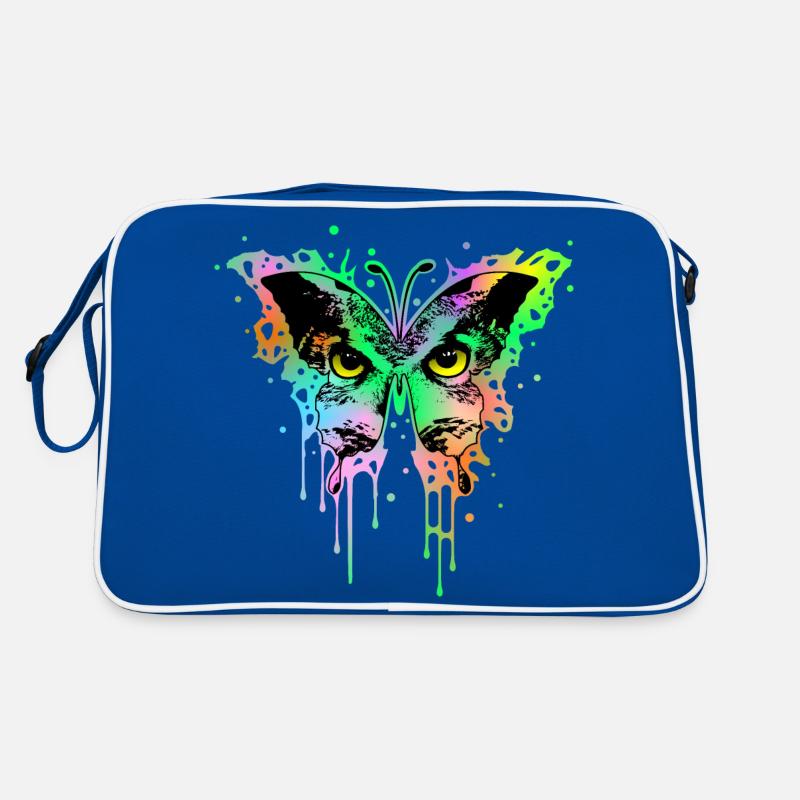Eulenschmetterling 1 Retro Tasche