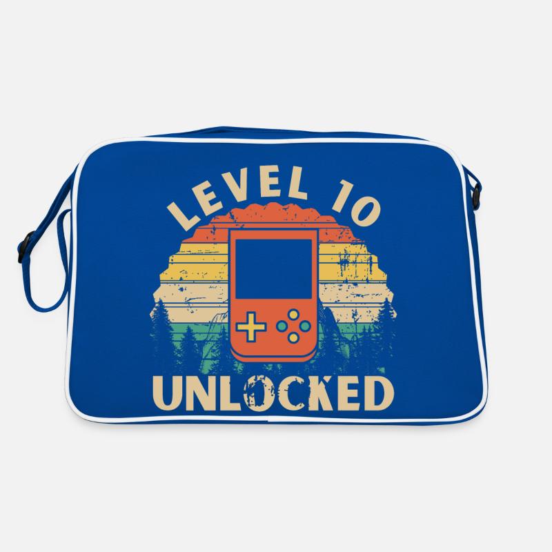 Level 10 freigeschaltet Retro Tasche