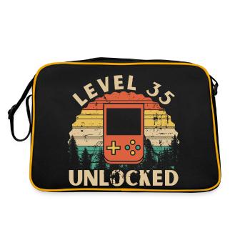 Level 35 Unlocked - Retro Bag - black/gold - Back