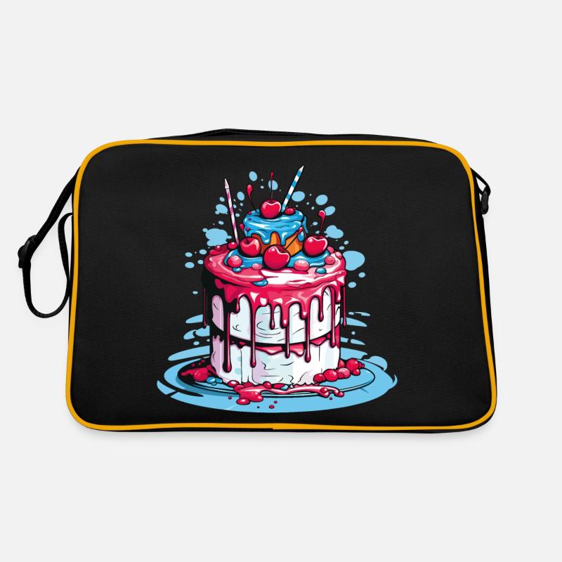 Cake cake baking baker baking queen baking fairy Retro Bag