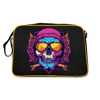 Ski Masque de ski Skull Crest - Sac Retro - noir/or - Dos