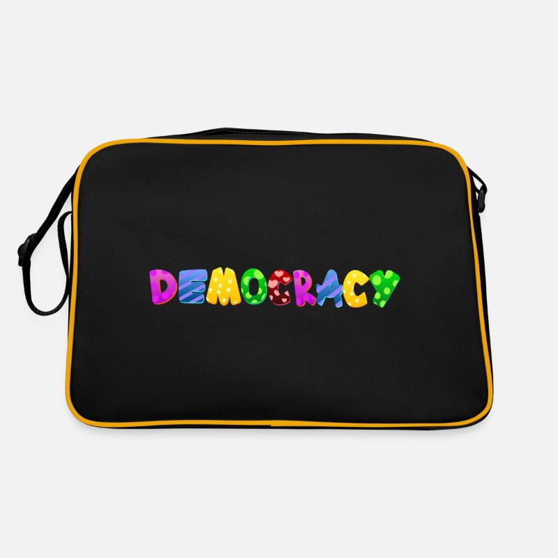 Stop AfD against right, democracy, diversity, left Retro Bag