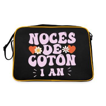 Noces de Coton - Sac Retro - noir/or - Dos