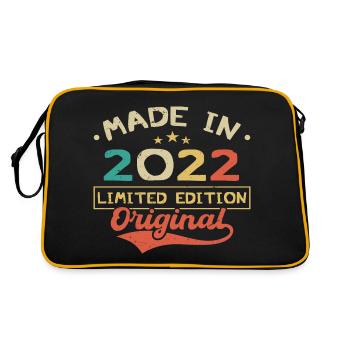 Made in 2022 | Limited Edition 2022 | Original - Sac Retro - noir/or - Dos