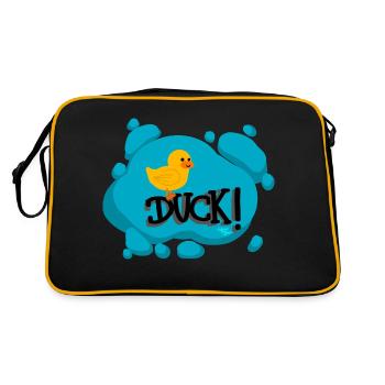 Canard! -CB - Sac Retro - noir/or - Dos