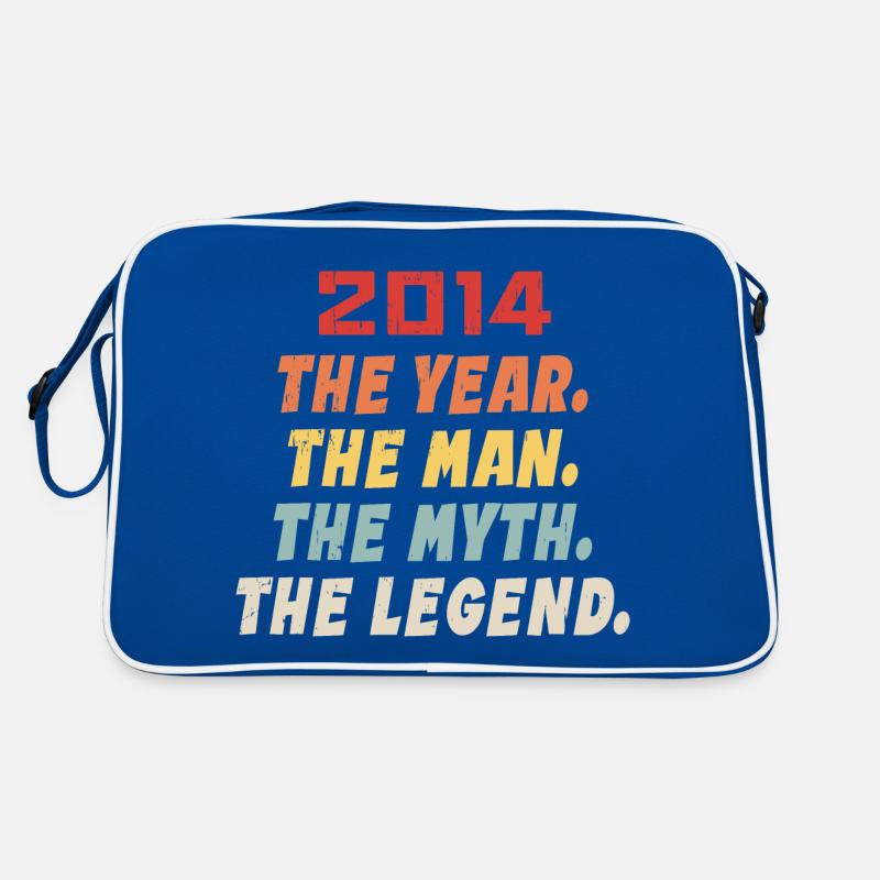 2014 Cadeau D'anniversaire, Les Légendes Nées 2014 Sac Retro
