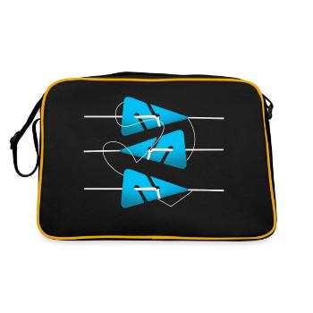 design Design pour les amateurs de design - Sac Retro - noir/or - Dos