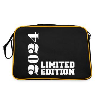 Édition limitée 2024, cadeau d’anniversaire 2024 - Sac Retro - noir/or - Dos