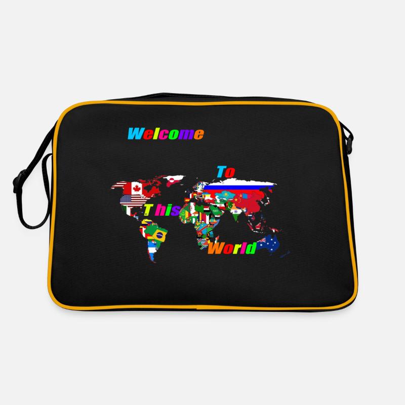 Bienvenue dans ce monde Sac Retro
