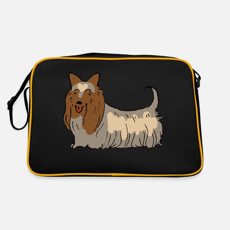Australian Silky Terrier Retro Tasche