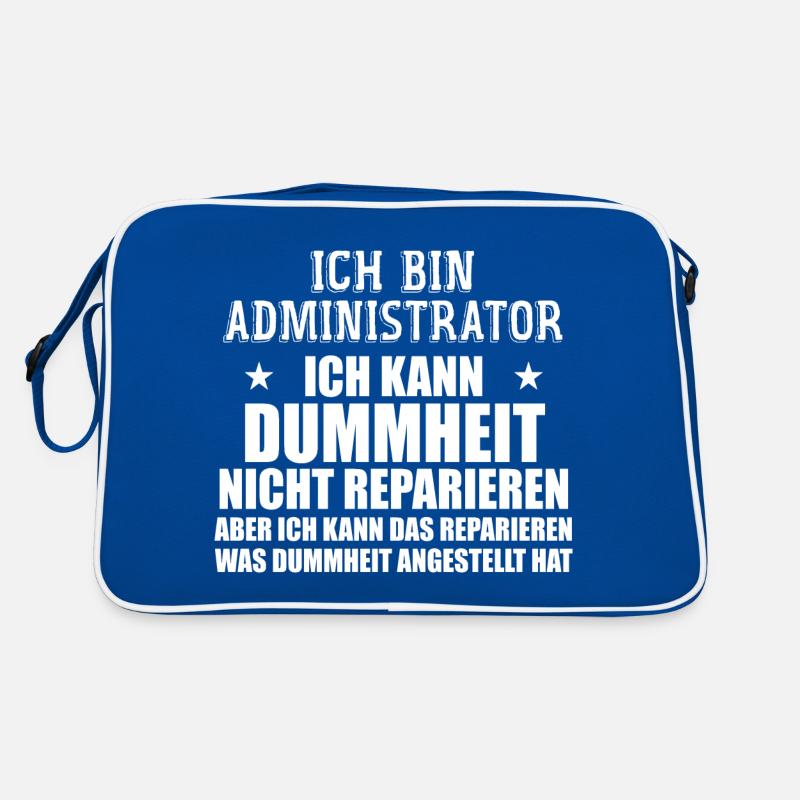Admin Systemadministrator Lustige Sprüche Sac Retro