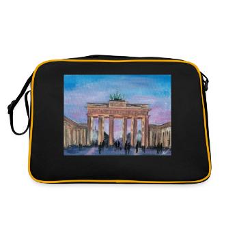 Brandebourg - Sac Retro - noir/or - Dos