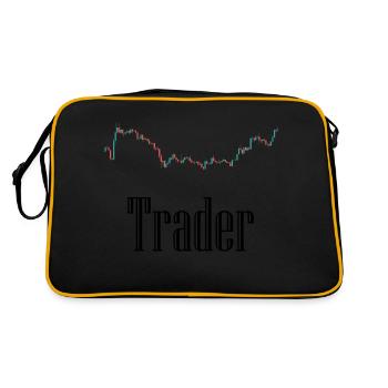 Traders en bourse - Sac Retro - noir/or - Dos