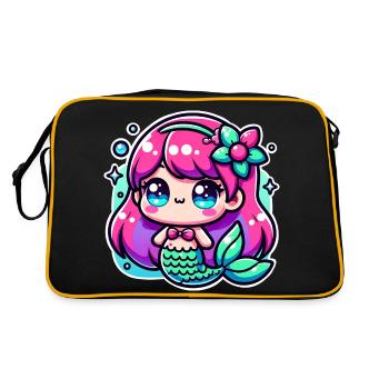 Sirène - Sac Retro - noir/or - Dos