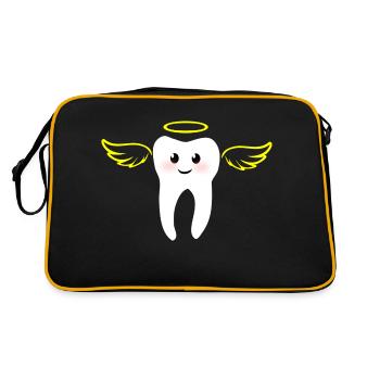 Tooth Angel - Retro Bag - black/gold - Back