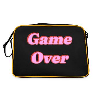 Fin du jeu - Sac Retro - noir/or - Dos