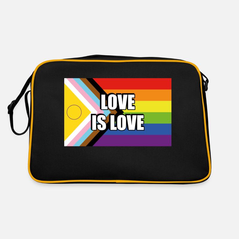 Intersex Inclusive Pride Progress Pride Flag Retro Bag