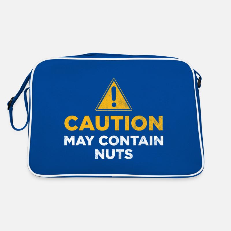 Attention : peut contenir des noix Sac Retro