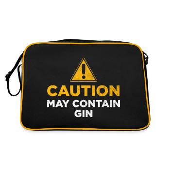 May Contain Gin - Retro Bag - black/gold - Back