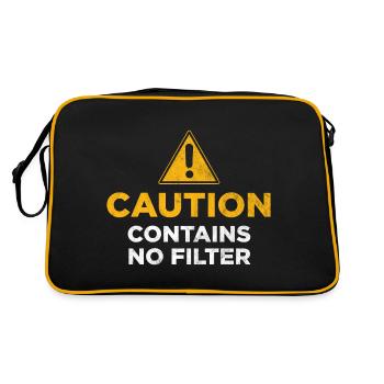 Ne contient aucun filtre - Sac Retro - noir/or - Dos
