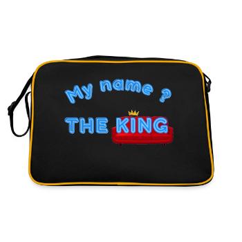 le design des rois - Sac Retro - noir/or - Dos