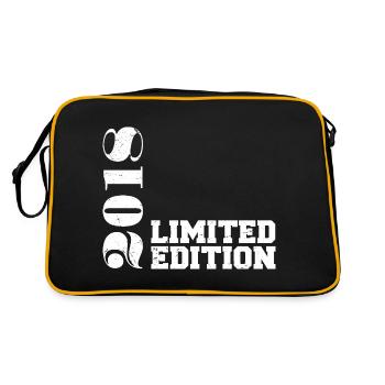 Édition limitée 2018, cadeau d’anniversaire 2018 - Sac Retro - noir/or - Dos