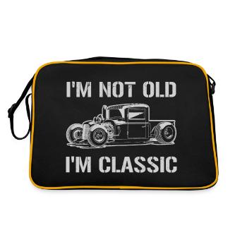 I'm Not Old I'm Classic - Retro Bag - black/gold - Back