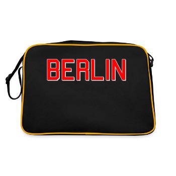 BERLIN - Retro Bag - black/gold - Back