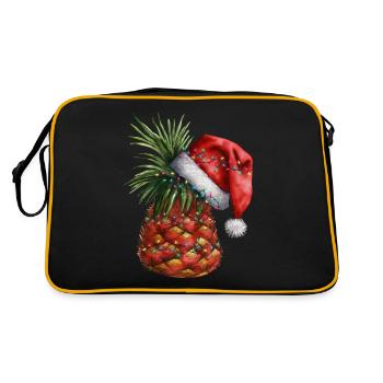 Ananas de Noël - Sac Retro - noir/or - Dos