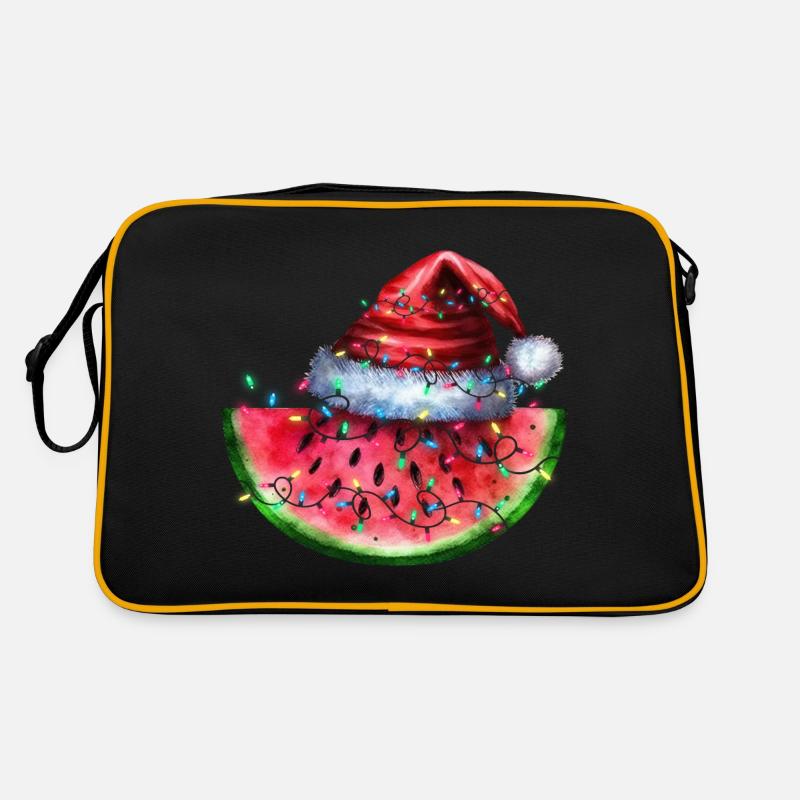 Pastèque de Noël Sac Retro