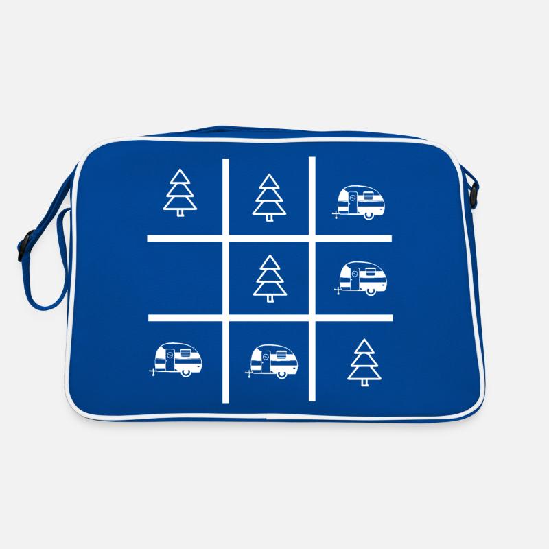 Tic Tac Spiel - Camping - (2) Retro Tasche