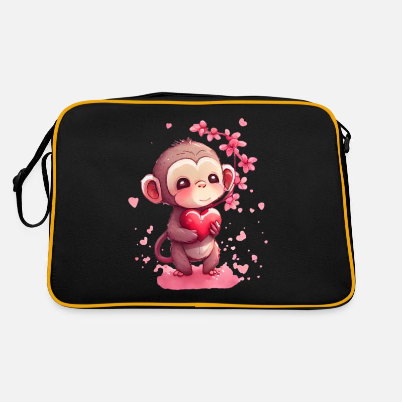 Cadeau de Saint-Valentin Monkey Sac Retro