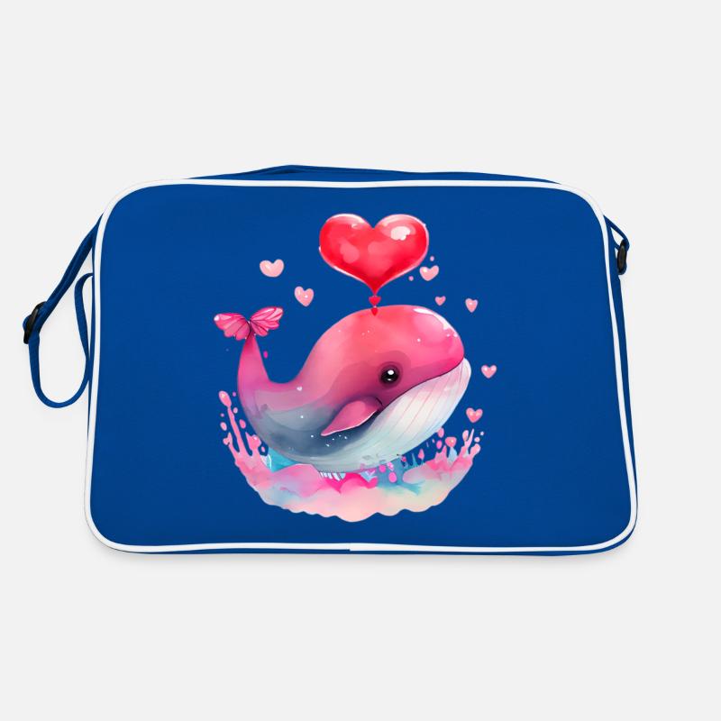 Cadeau de Saint-Valentin Baleine Sac Retro