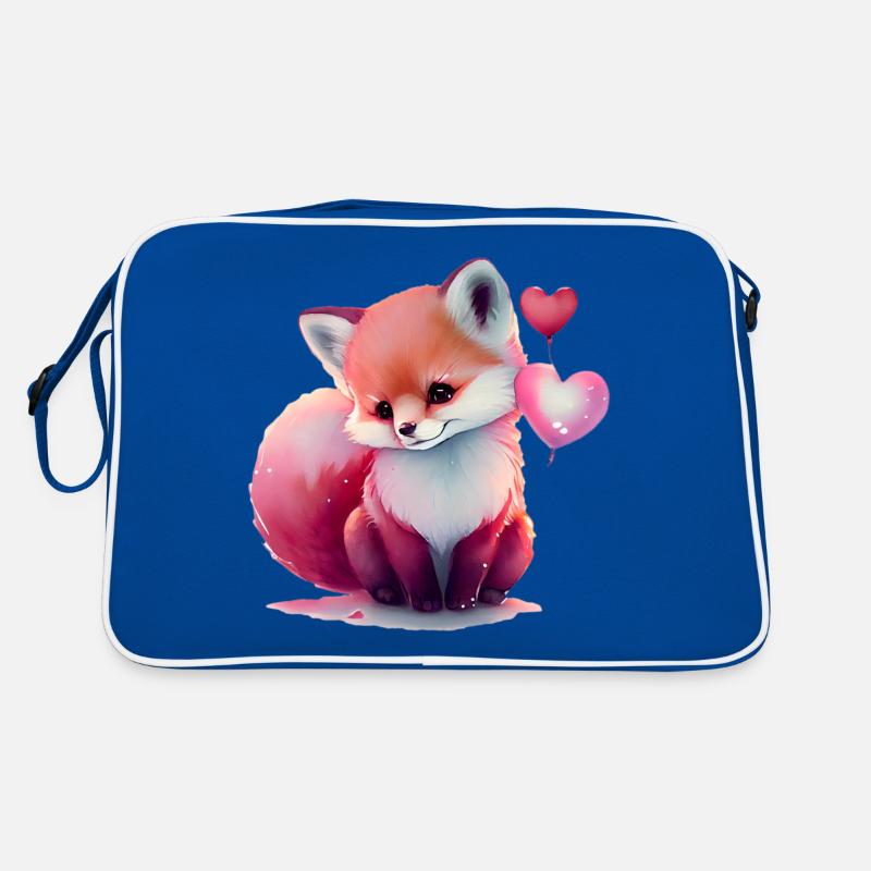 Fuchs Valentinstag Geschenk Retro Tasche