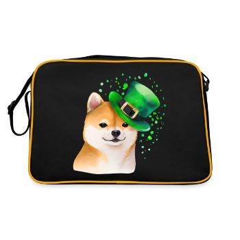 St Paddy's St Patricksday St Patrick Day - Retro Bag - black/gold - Back