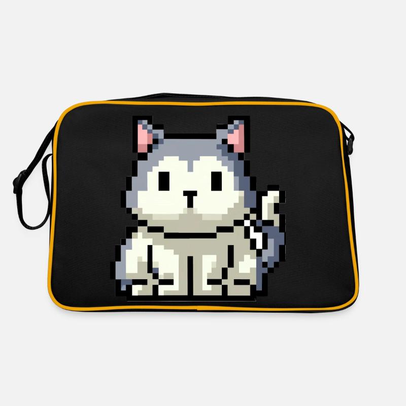 8bit 16bit chat pixélisé Sac Retro