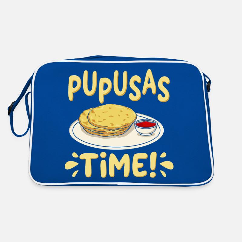 Pupusas Zeit Retro Tasche