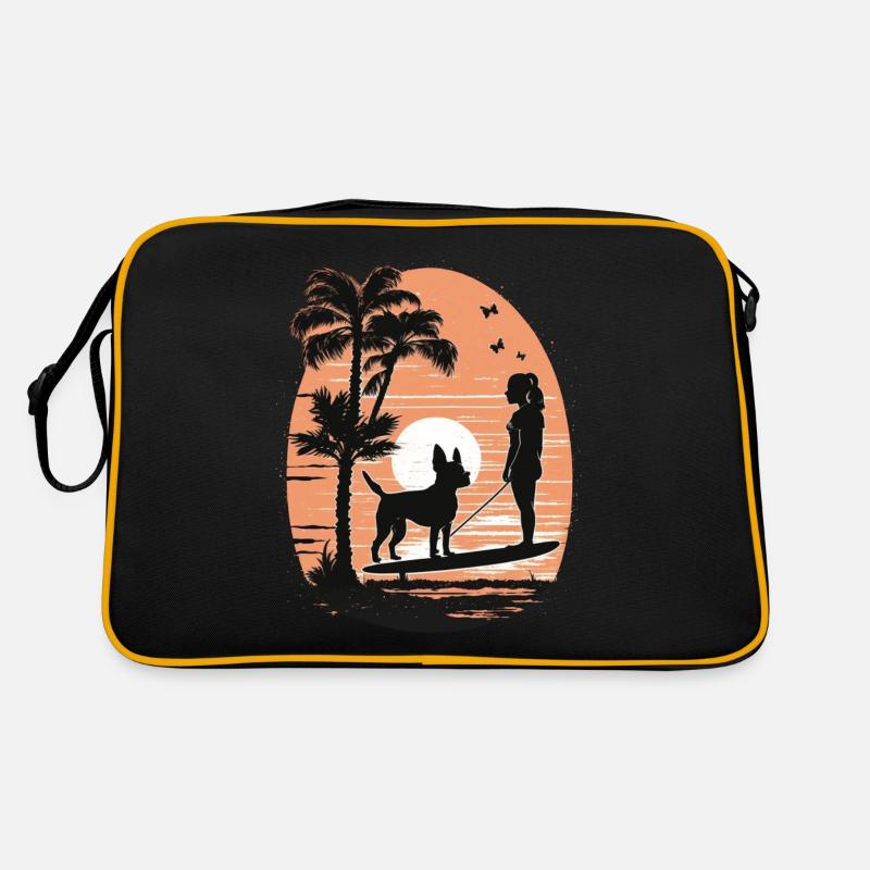 Bouledogue français | SUP Stand Up Paddle Surf Girl Sac Retro