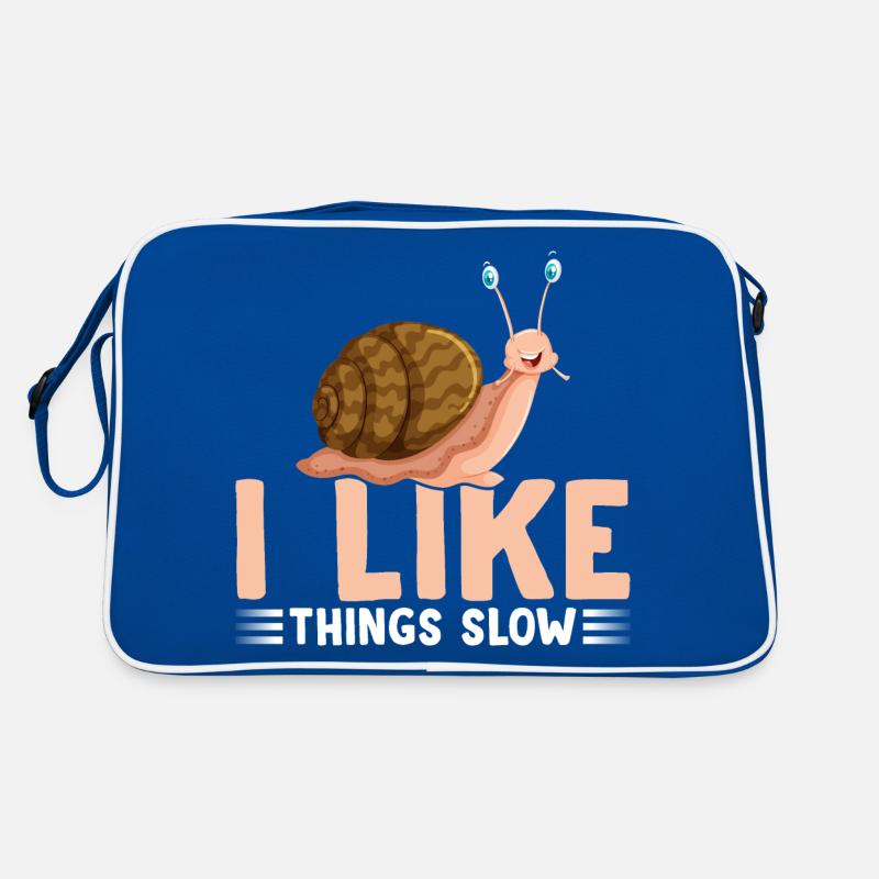 Snail lover Snail owner I like Retro Bag